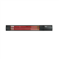 patalpu sildytuvas - TunaBone elektrinis sieninis infraraudonųjų spindulių terasos šildytuvas TB2580W-01, 2500 W, Galios lygių skaičius 3, Tinka patalpoms iki 25 m², Juodas, IP55 - 1 nuotrauka