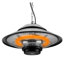 infraraudonuju spinduliu sildytuvai - NEO TOOLS 90-034 elektrinis patalpų šildytuvas Infraraudonųjų spindulių vidaus ir lauko 1500 W juodas - 1 nuotrauka