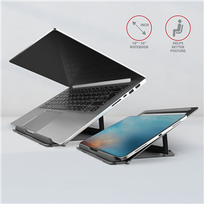 11 6 notebook - Axagon STND-L, 22 cm x 25 cm x 9 - 11.3 cm - 4 nuotrauka