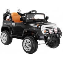 elektromobilis jeep - Vaikiškas vienvietis elektromobilis Jeep JJ245, juodas - 4 nuotrauka
