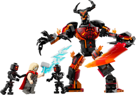 lego marvel super heroes - LEGO Marvel „Toras prieš Surturą“ konstruojama figūrėlė 76289 - 2 nuotrauka