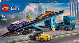 automobilio konstruktorius - LEGO City Automobilių transporteris su sportiniais automobiliais 60408 - 1 nuotrauka