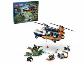 lego sraigtasparnis - LEGO City Džiunglių tyrinėtojo sraigtasparnis stovykloje 60437 - 2 nuotrauka