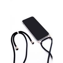 telefonas samsung a40 - Samsung A40s Case with rope Black Transparent - 1 nuotrauka