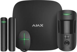Signalizacijos komplektas AJAX StarterKit Cam Plus (Juodas)