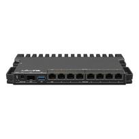 lan sakotuvas - MikroTik | RouterBOARD | RB5009UPr+S+IN | No Wi-Fi | 10/100 Mbps (RJ-45) ports quan - 3 nuotrauka