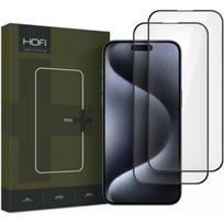 iphone 16 pro max stikliukas - Hofi "Glass Pro+ iPhone 16 Pro Max" Black 2 pack - 1 nuotrauka