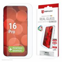 iphone 16 pro max ekranas - Displex Real Glass+ Case iPhone 16 Pro Max, 2D-Glass - 1 nuotrauka