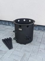 kazanas 12l - Krosnelė Premium kazanui 8-12L / skersmuo 36cm / plienas 3mm - 5 nuotrauka