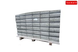 pilkos trinkeles - Grindinio trinkelė PRIZMA 6, pilkos sp., 60 x 100 x 200 mm, 594 vnt., 11.88 kv.m. - 2 nuotrauka