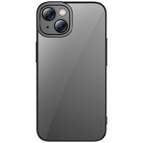 Baseus "Glitter Transparent Case + Tempered Glass iPhone 14 Plus" Black