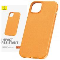 Baseus "Fauxther Series Case iPhone 15 Plus" Orange