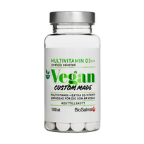 Multivitaminai Veganams su Vitaminu D3, 100 tablečių
