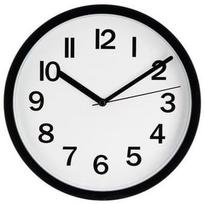SN Quartz Wall Clock D22cm Black
