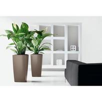 LECHUZA Cubico 50 Shiny Taupe