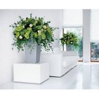 LECHUZA Cubico 40 Silver