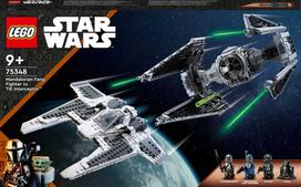 star wars zaislai - LEGO Star Wars Mandaloriečių Fang Fighter prieš TIE Interceptor 75348 - 1 nuotrauka