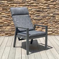 senukai kedes - Lauko krėslas Home4you Tomson, pilka, 69 cm x 61 cm x 106 cm - 5 nuotrauka
