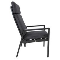senukai kedes - Lauko krėslas Home4you Tomson, pilka, 69 cm x 61 cm x 106 cm - 6 nuotrauka