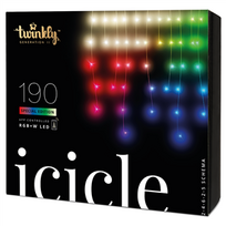 rgb w lights - Twinkly Icicle 190 Special LED RGB+W, varvekliai, daugiaspalvė - 2 nuotrauka