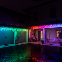 rgb w lights - Twinkly Icicle 190 Special LED RGB+W, varvekliai, daugiaspalvė - 3 nuotrauka