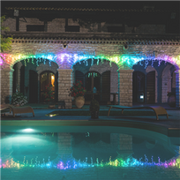 rgb w lights - Twinkly Icicle 190 Special LED RGB+W, varvekliai, daugiaspalvė - 10 nuotrauka