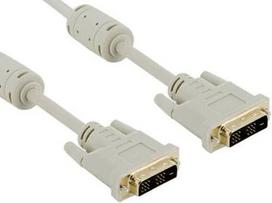 monitoriaus kabelis - 4World Monitor Cable DVI-D 24+1 To DVI-D 24+1 Ferrite 1.8m - 1 nuotrauka