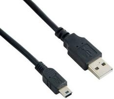 4World Mini USB Cable 1.8m Black