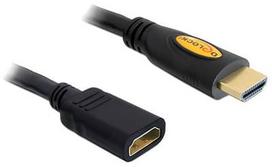 hdmi female hdmi male - Delock Cable High Speed HDMI w/Ethernet 1m - 1 nuotrauka