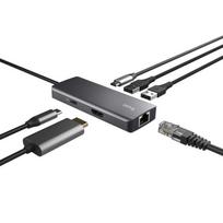 usb adapter usb port - Dokstacija Trust Dalyx 6-in-1 USB-C Multi-Port - 1 nuotrauka