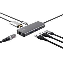 usb adapter usb port - Dokstacija Trust Dalyx 6-in-1 USB-C Multi-Port - 2 nuotrauka