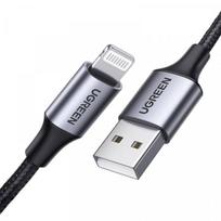 Ugreen US199 Lightning to USB 2.4A Black (Juodas)