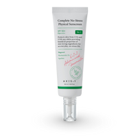 kremai veidui nuo saules spf50 - AXIS-Y Complete No-stress Physical Sunscreen SPF50+ PA++++, 50ml - 1 nuotrauka