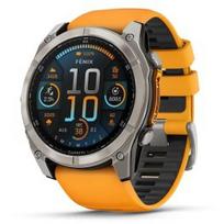 spark - Garmin Fenix 8 Sapphire 51mm Titanium/Spark Orange Graphite - 1 nuotrauka