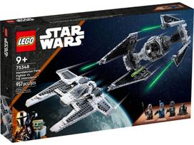 star wars zaislai - LEGO Star Wars Mandaloriečių Fang Fighter prieš TIE Interceptor 75348 - 7 nuotrauka