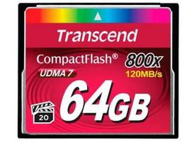 Atminties kortelė Transcend  CF 64GB, Sparta  800x