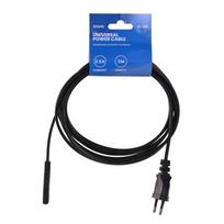 c7 kabelis 3m - Maclean Cable 2pin / Europlug 3m Black - 1 nuotrauka