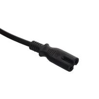 c7 kabelis 3m - Maclean Cable 2pin / Europlug 3m Black - 2 nuotrauka