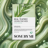 lakstines veido kaukes - SOMEBYMI Real Teatree Calming Care Mask - 1 nuotrauka