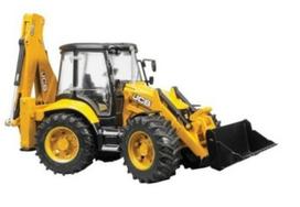 modeliukai traktoriai - BRUDER traktorius su krautuvu JCB 5CX eco Backhoe, 02454 - 5 nuotrauka
