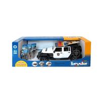 bruder policija - Žaislinis automobilis Bruder 2526, juoda - 2 nuotrauka