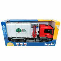 bruder siuksliaveze - Bruder MAN TGS Side Loader Garbage Truck 03761 - 4 nuotrauka