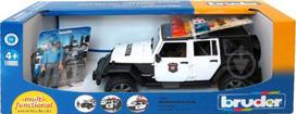 bruder policija - Žaislinis automobilis Bruder 2526, juoda - 3 nuotrauka