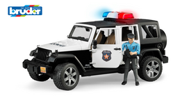 bruder policija - Žaislinis automobilis Bruder 2526, juoda - 5 nuotrauka