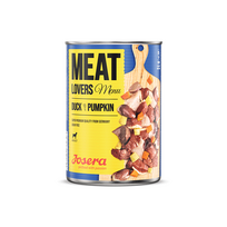 Josera Meat Lovers konservai šunims su antiena ir moliūgais, 400 g