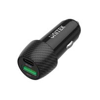 12 0 38 - UNITEK CAR CHARGER 38W, USB-A USB-C, QC3.0, P1400A - 1 nuotrauka