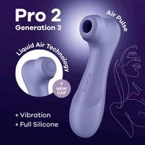 satisfyer air pulse - Satisfyer air impulse vibrator Pro 2 Generation 3, lilac - 2 nuotrauka