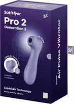 satisfyer air pulse - Satisfyer air impulse vibrator Pro 2 Generation 3, lilac - 7 nuotrauka