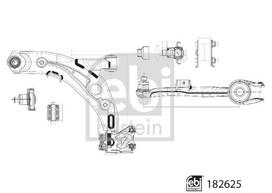 Vikšro valdymo svirtis FEBI BILSTEIN 182625