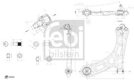 Vikšro valdymo svirtis FEBI BILSTEIN 185603